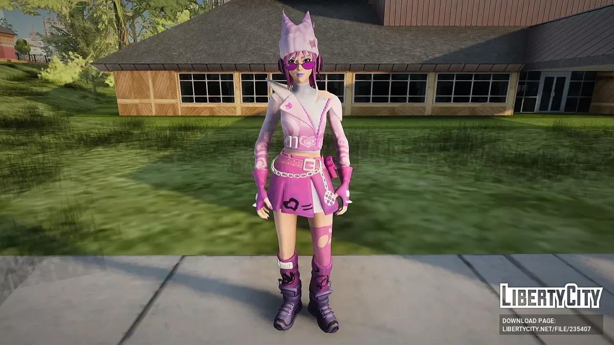 Хоуп из Fortnite / GTA San Andreas