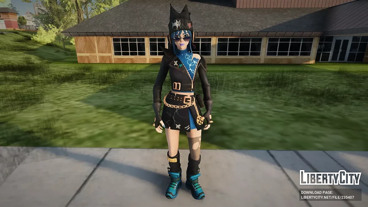 Хоуп из Fortnite / GTA San Andreas