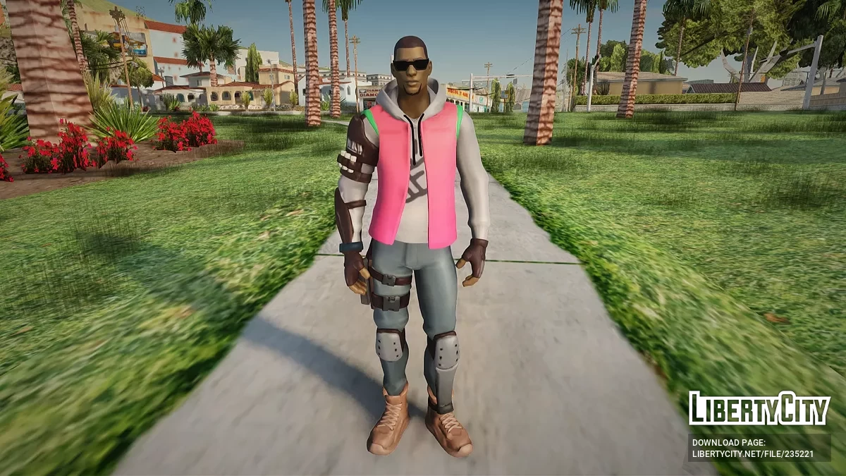 Худи из Fortnite / GTA San Andreas