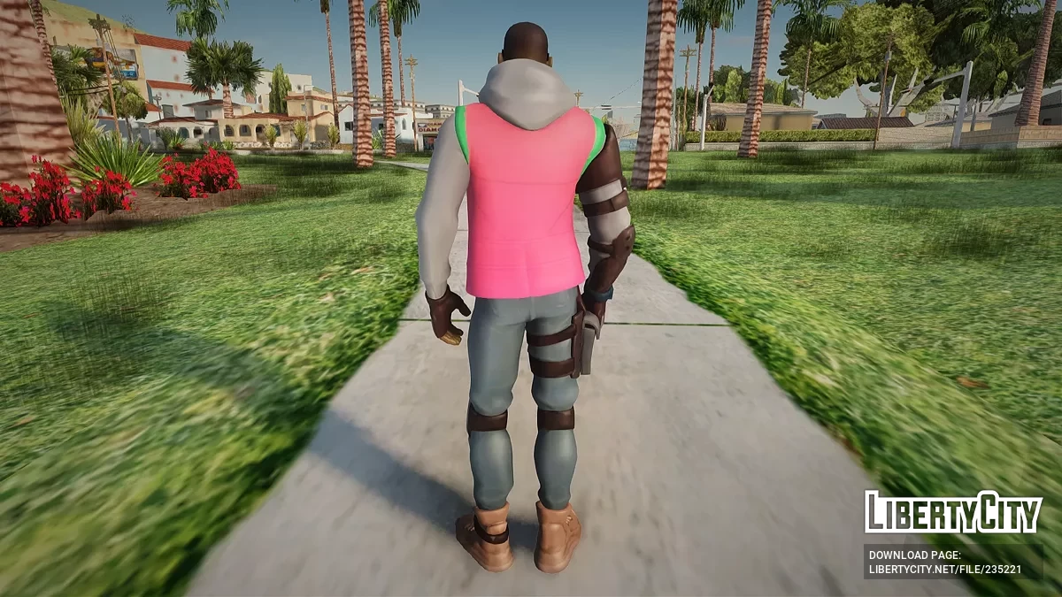 Худи из Fortnite / GTA San Andreas