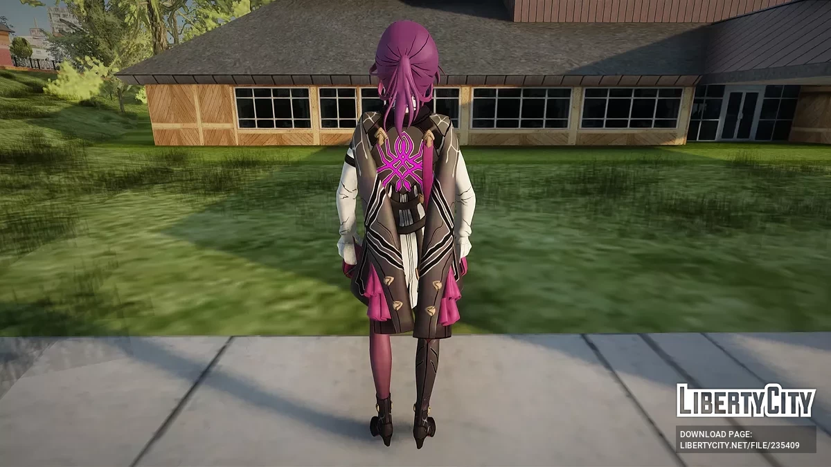 Охотница за Стелларонами Кафка из Fortnite / GTA San Andreas