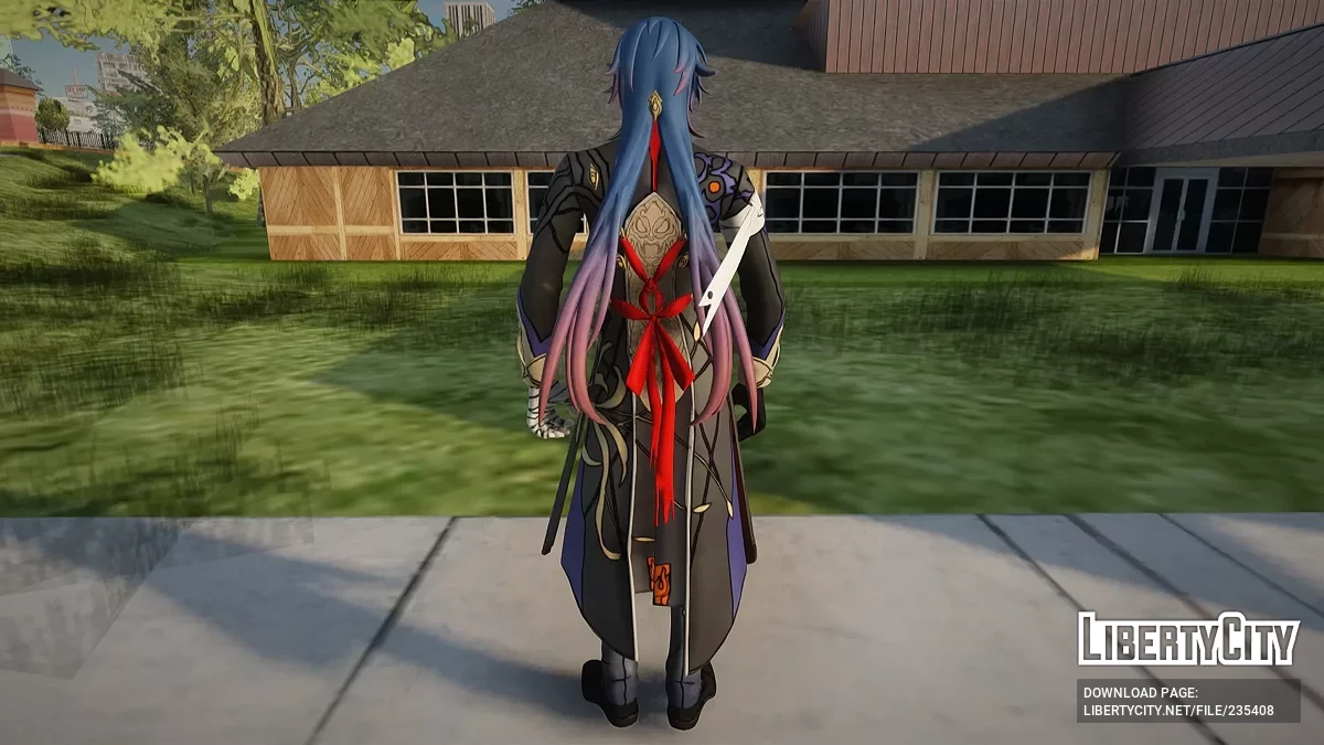 Охотник за Стелларонами Блэйд из Fortnite / GTA San Andreas