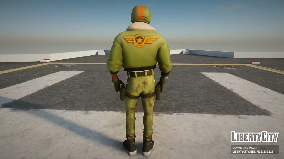 Штурман бомбардировщика из Fortnite / GTA San Andreas