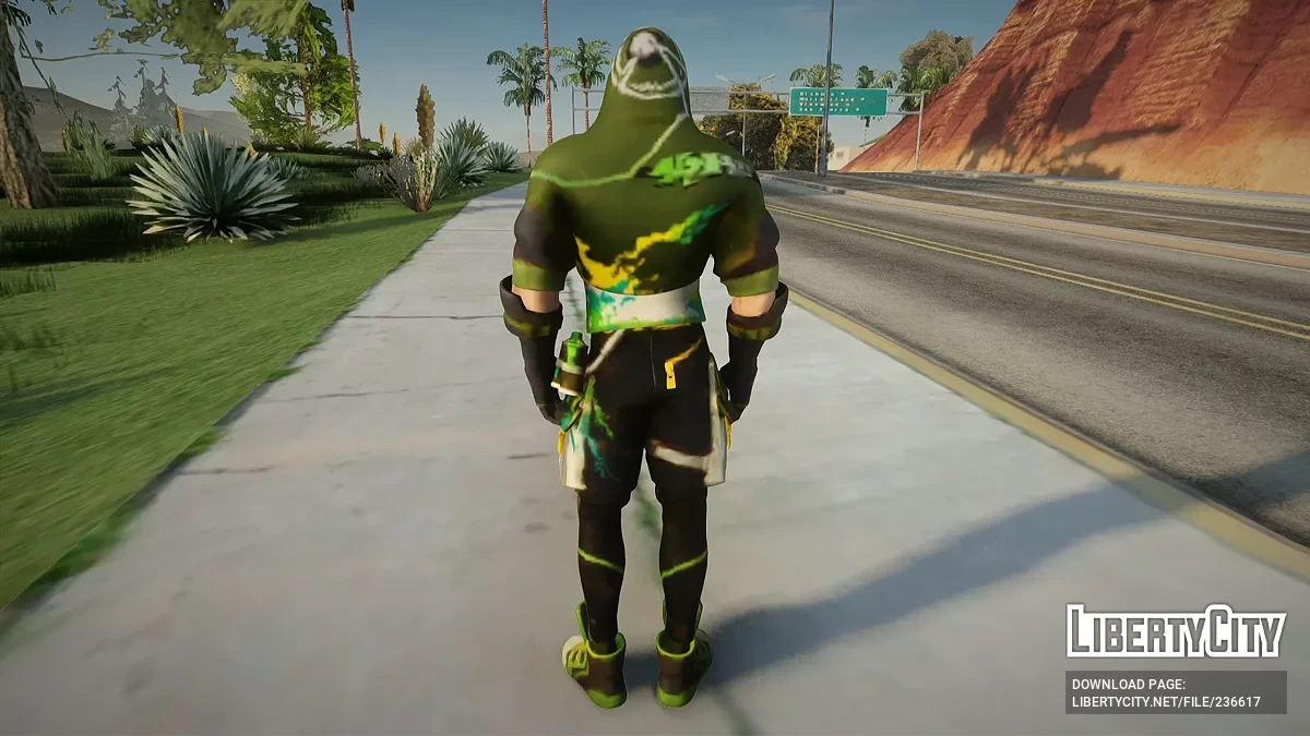 Аэрозоль из Fortnite / GTA San Andreas