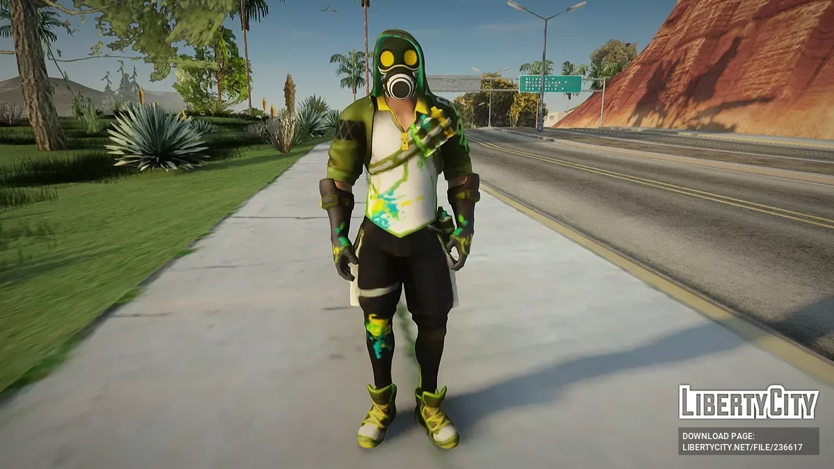 Аэрозоль из Fortnite / GTA San Andreas