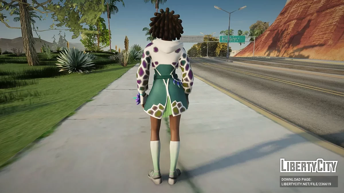 Антея из Fortnite / GTA San Andreas