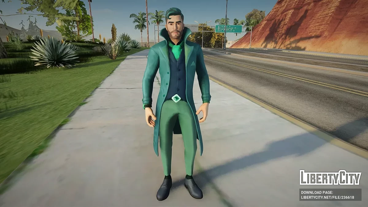 Костюмер из Fortnite / GTA San Andreas