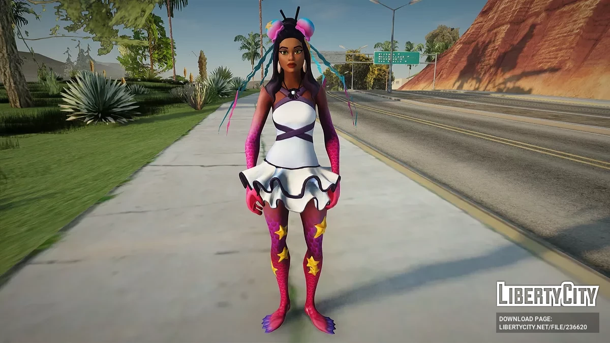 Морская звезда из Fortnite / GTA San Andreas