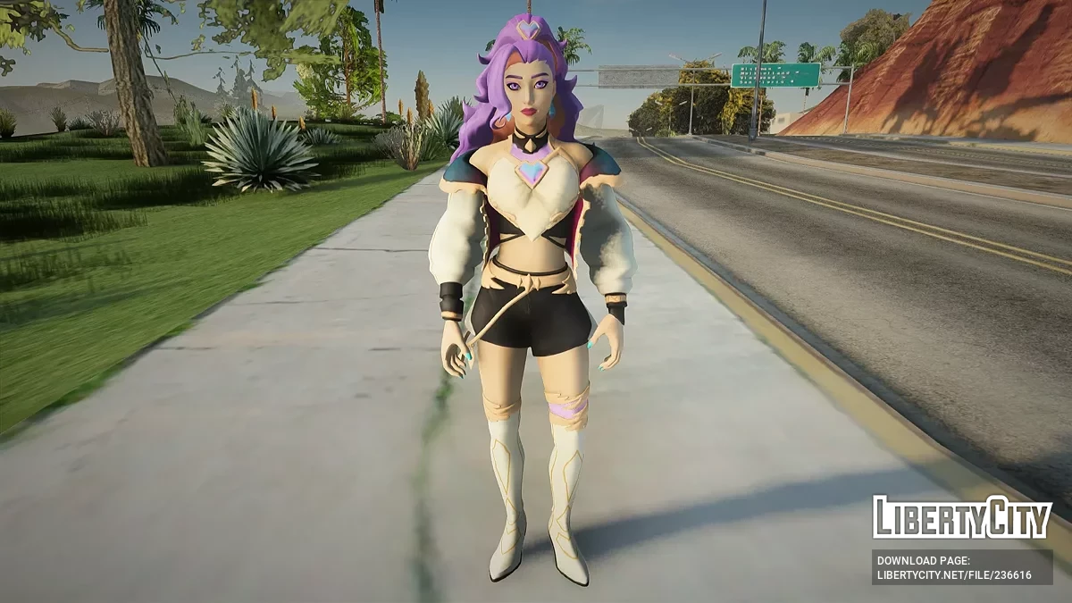 Венера Харт из Fortnite / GTA San Andreas