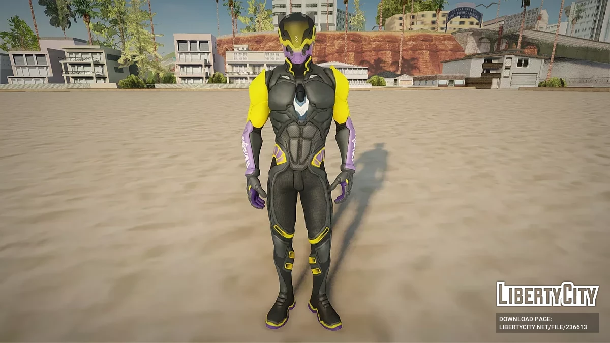 Заряженный Льюис Хэмилтон из Fortnite / GTA San Andreas