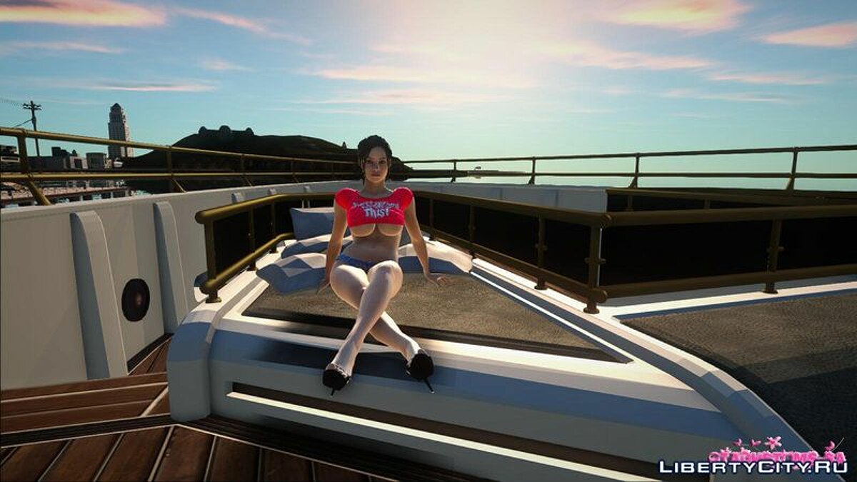 Клэр из RE 2 в костюме сексуальной дикой малышки для GTA San Andreas - Картинка #6