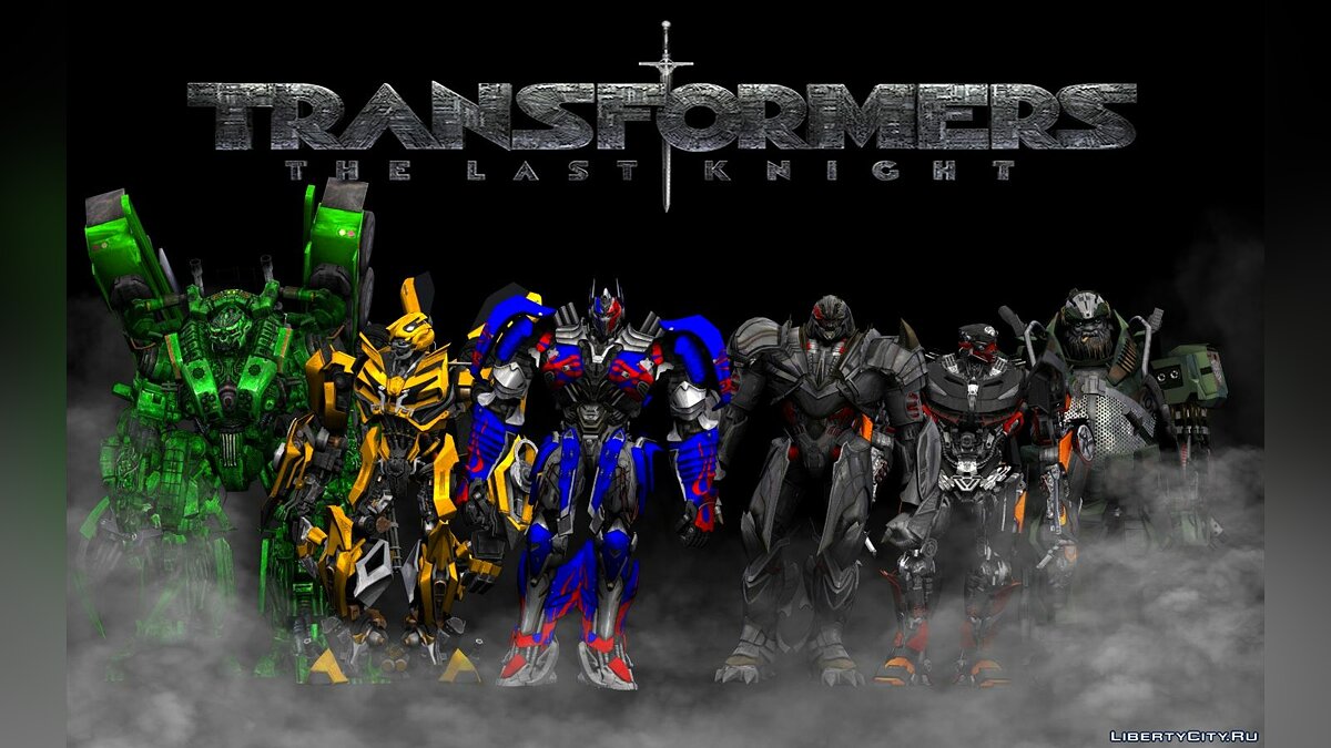 Transformers The Last Knight skin pack для GTA San Andreas - Картинка #1