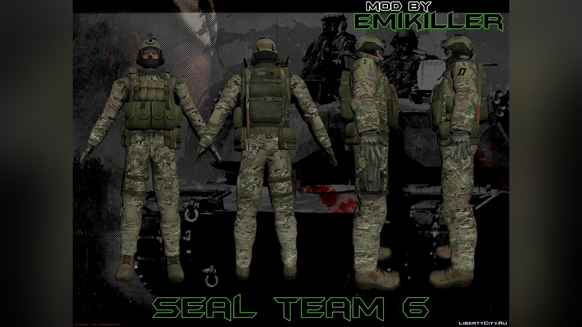 Seal Team 6 from CS:GO для GTA San Andreas - Картинка #1