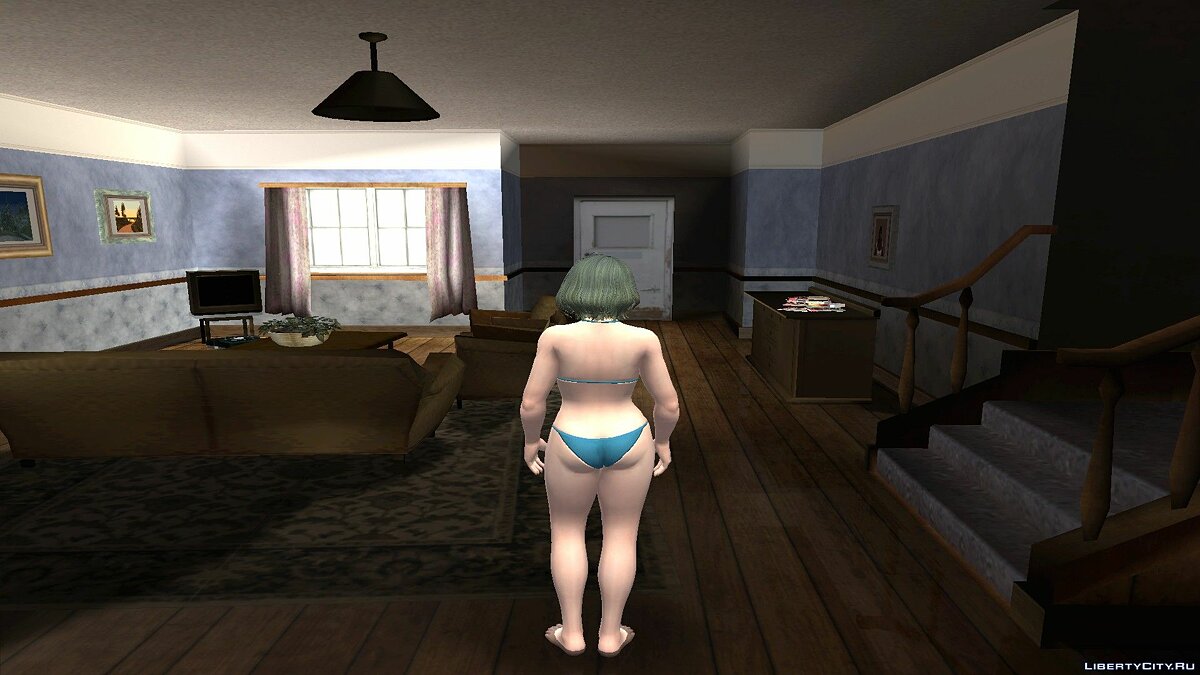 Tamaki в бикини из Dead or Alive 5 для GTA San Andreas - Картинка #2