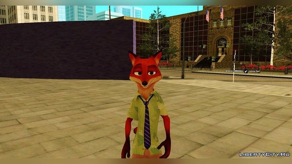 Download New Nick Wilde from Zootopia and Adam Levine from Maroon 5 for GTA  San Andreas