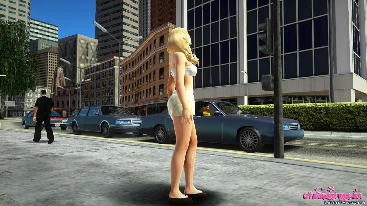 Хелена Дуглас в повседневной одежде v8 для GTA San Andreas - Картинка #2