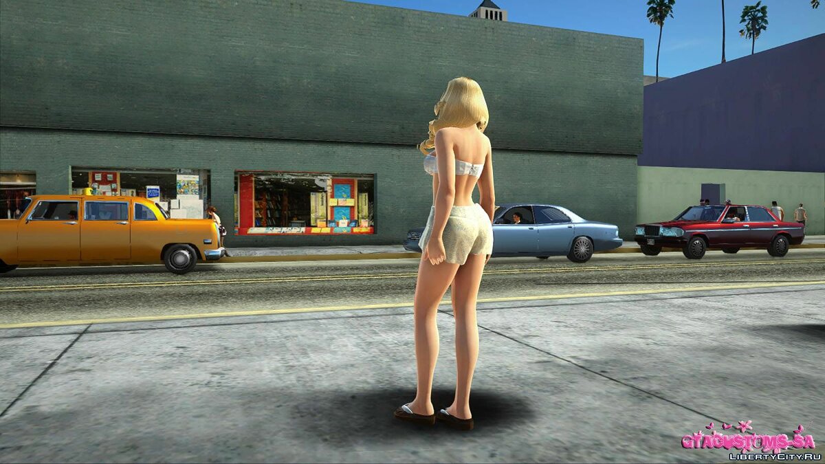 Хелена Дуглас в повседневной одежде v8 для GTA San Andreas - Картинка #3