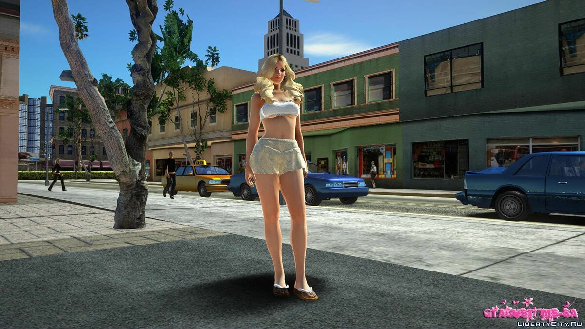 Хелена Дуглас в повседневной одежде v8 для GTA San Andreas - Картинка #4