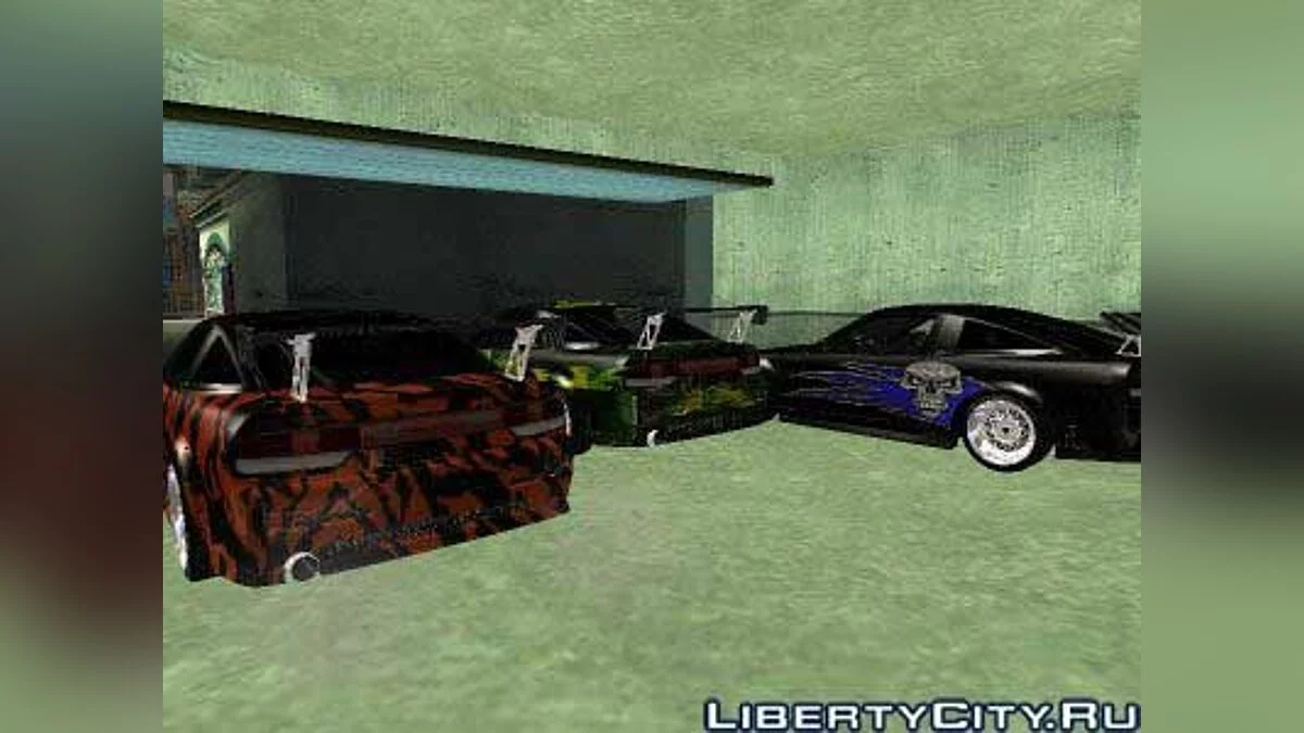 Nissan 240SX Tuned Paintjobpack / GTA San Andreas