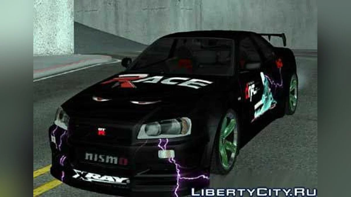 Nissan Skyline GT-R R-34 V2 / GTA San Andreas