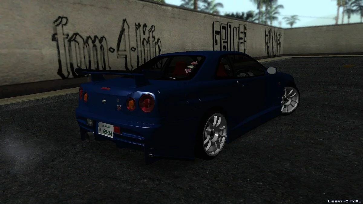 Nissan Skyline GT-R R34 / GTA San Andreas