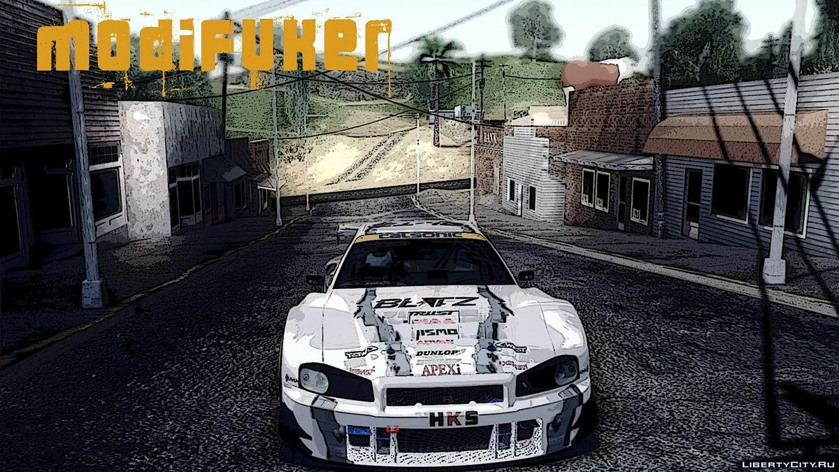 Nissan Skyline Touring R34 Blitz / GTA San Andreas