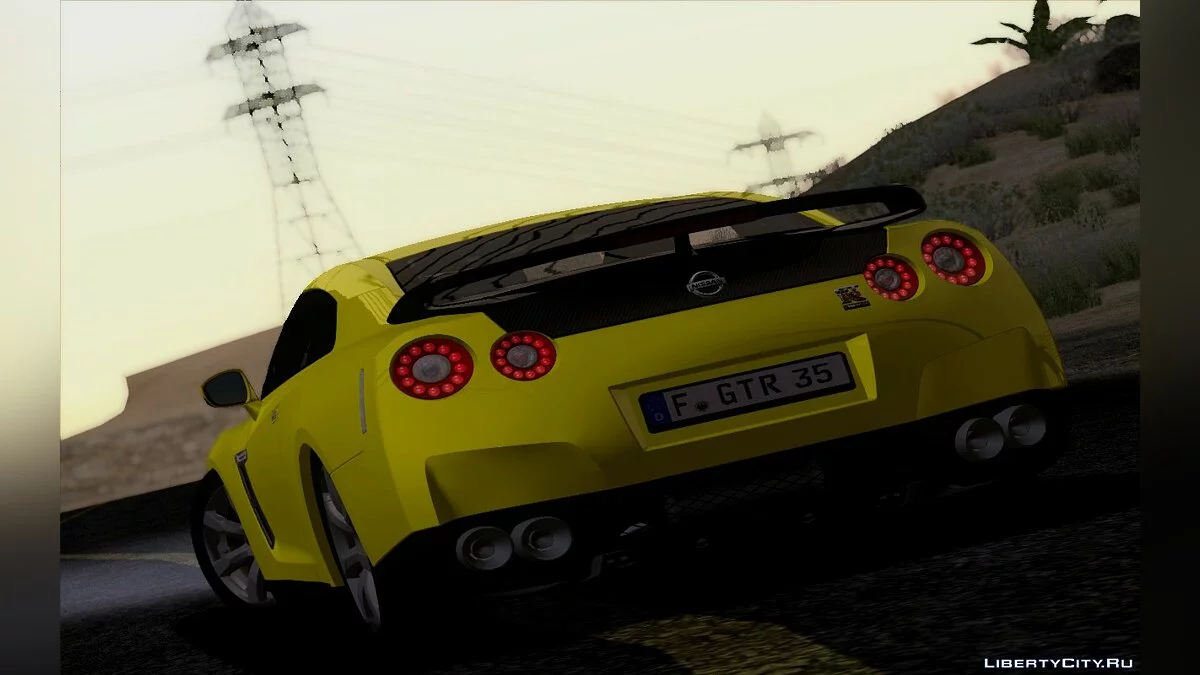 Nissan GT-R Spec V R35 / GTA San Andreas