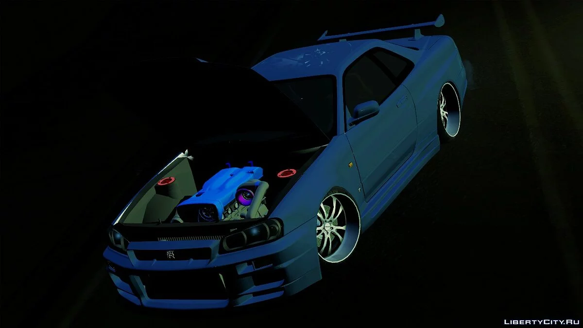 Nissan Skyline GT-R34  / GTA San Andreas