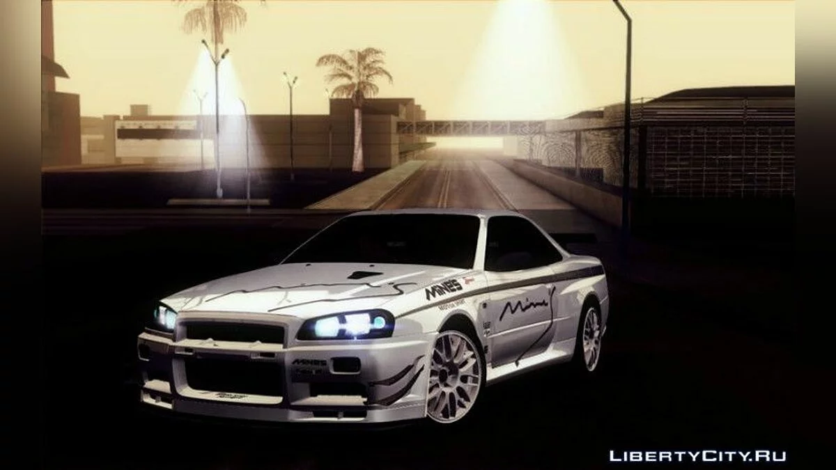 Nissan Skyline Mines (R34) 2002 / GTA San Andreas