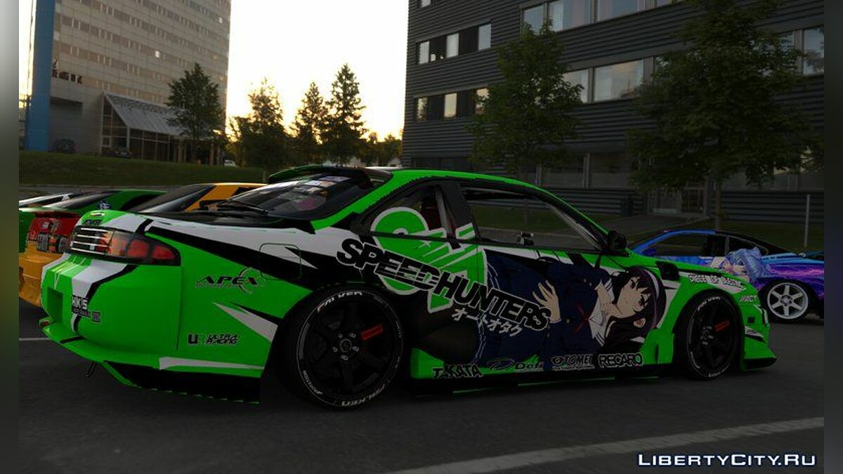 Скачать Nissan Silvia S14 Drift With Speedhunters Saekano Itasha для GTA  San Andreas