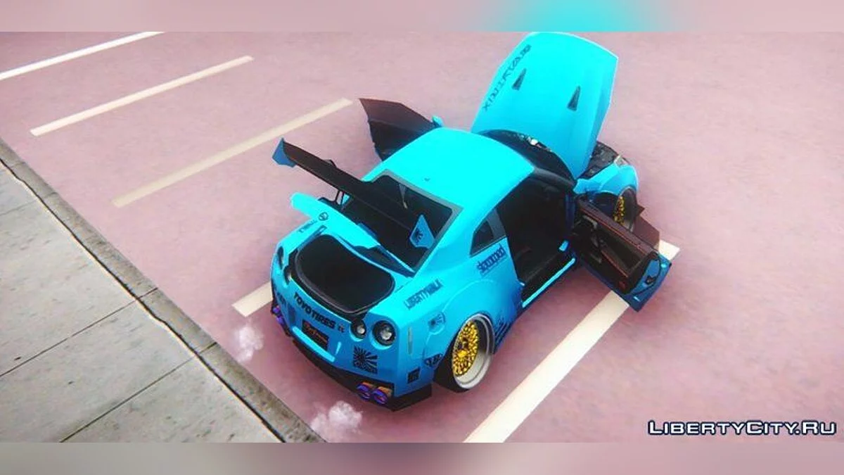 2017 Nissan GTR R35 Premium Liberty Walk LB Performance / GTA San Andreas