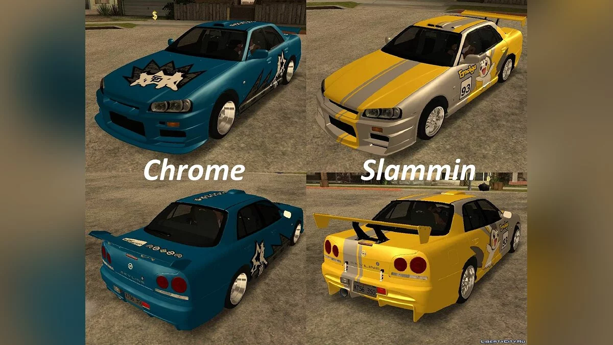 1999 Nissan Skyline R34 Sedan / GTA San Andreas