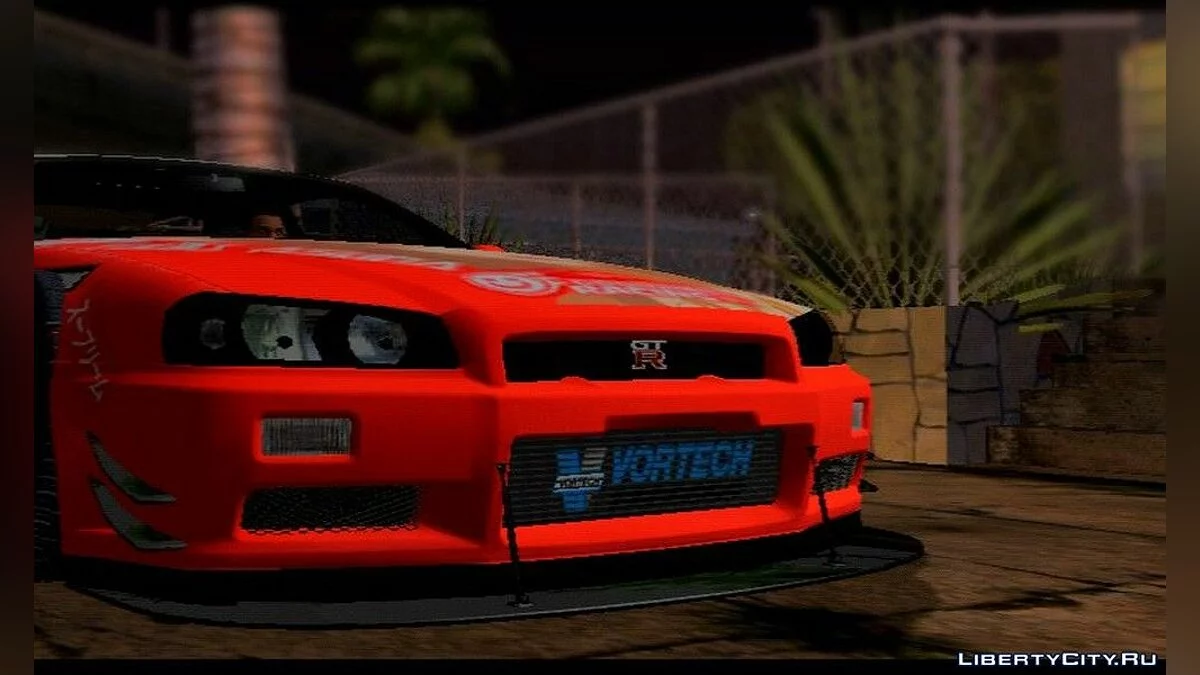 Nissan Skyline R34 RB Itasha Yuuki Asuna / GTA San Andreas