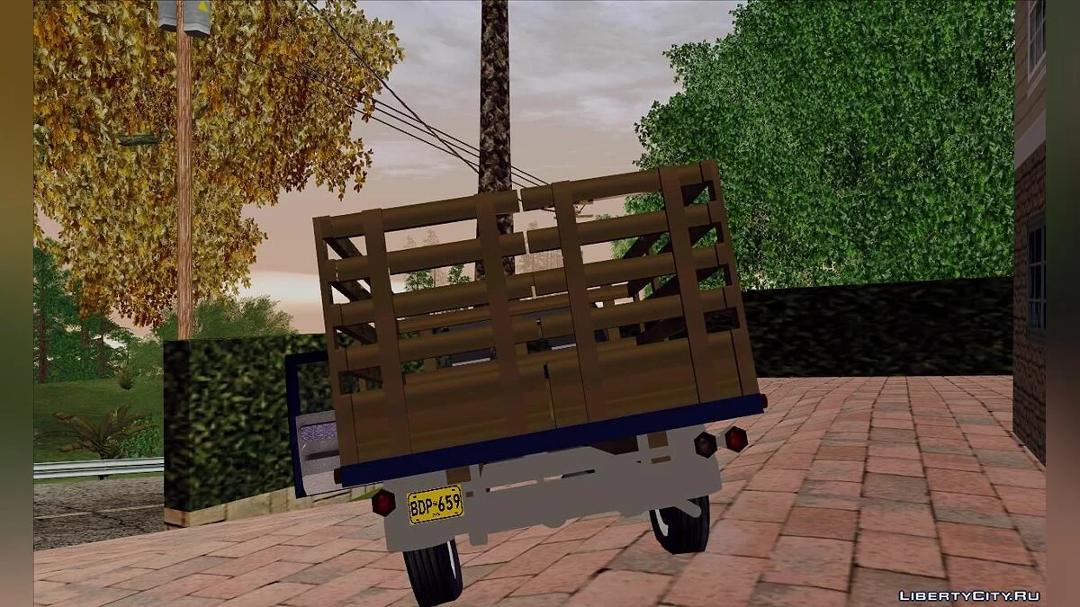 Nissan D-21 Con Estacas Estilo Colombiano / GTA San Andreas