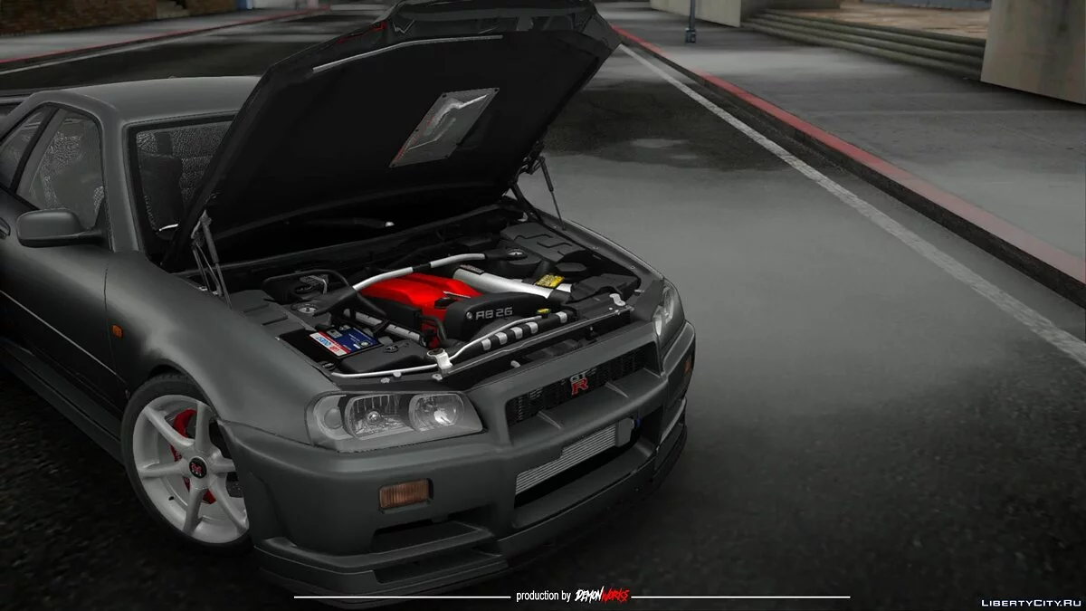 Nissan Skyline GTR R-34 Stock / GTA San Andreas