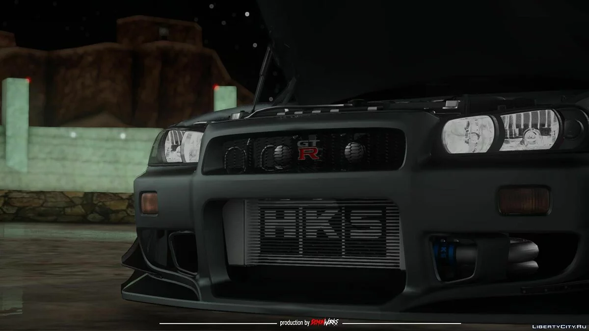 Nissan Skyline GTR R-34 Sun Line Racing / GTA San Andreas
