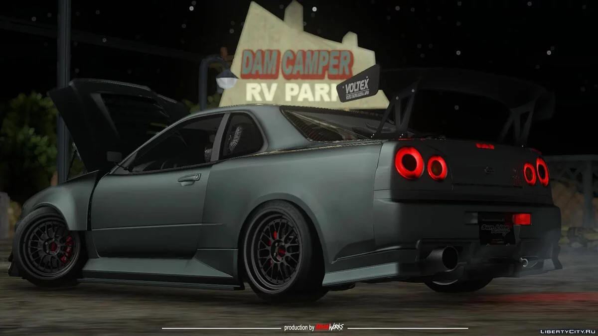 Nissan Skyline GTR R-34 Sun Line Racing / GTA San Andreas