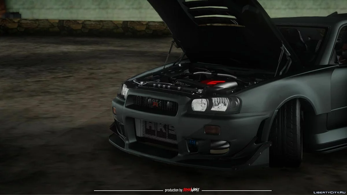 Nissan Skyline GTR R-34 Sun Line Racing / GTA San Andreas