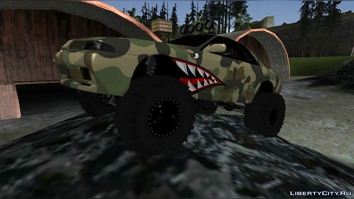 Nissan Skyline R32 Off Road Camo Shark / GTA San Andreas