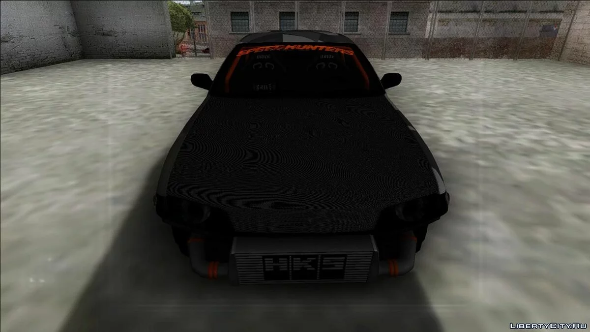 Nissan Skyline R32 черный камуфляж / GTA San Andreas