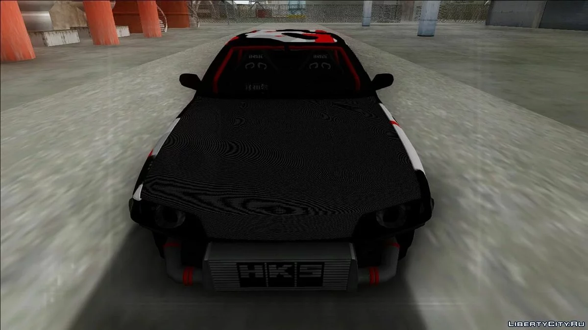 Nissan Skyline R32 Drift красный камуфляж / GTA San Andreas
