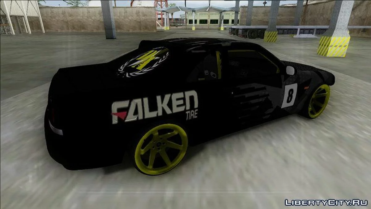 Nissan Skyline R33 Drift Falken Camo / GTA San Andreas