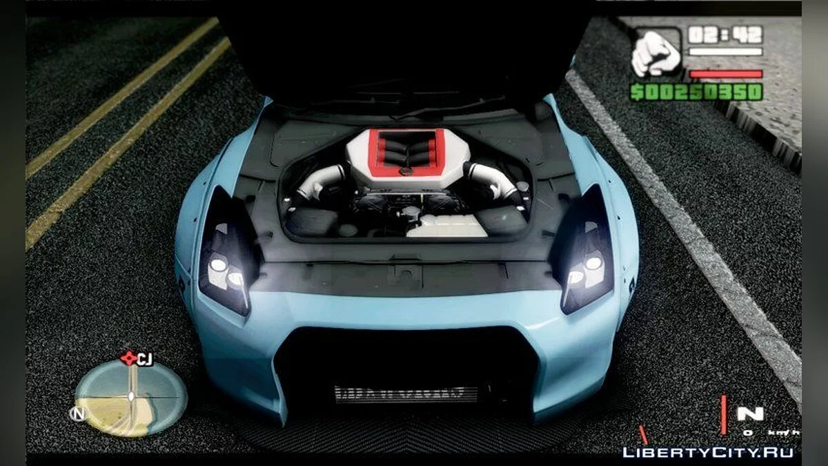 Nissan GTR-R35 Liberty Walk LB Performance / GTA San Andreas