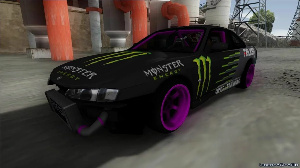 Nissan Silvia S14 Drift Monster Energy Falken / GTA San Andreas