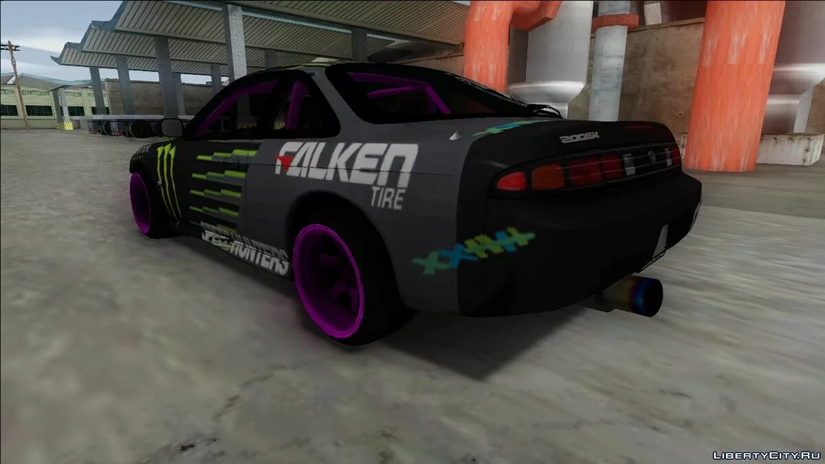 Nissan Silvia S14 Drift Monster Energy Falken / GTA San Andreas