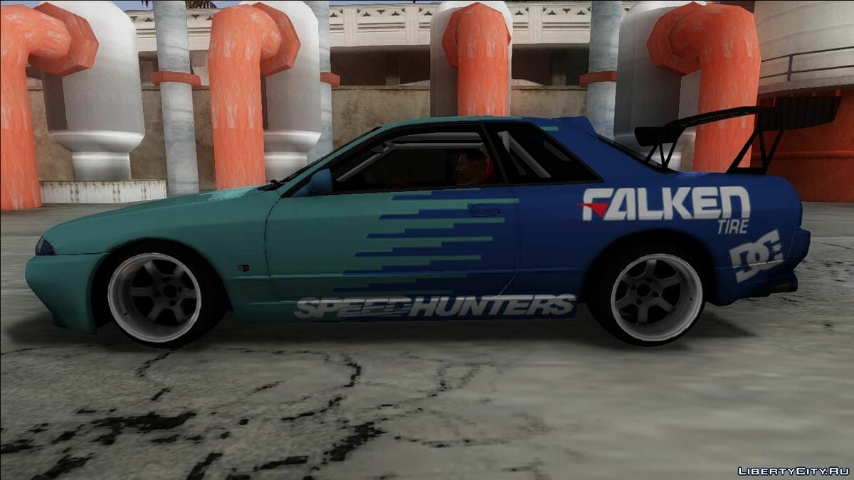 Скачать Nissan Skyline R32 Drift Falken для GTA San Andreas