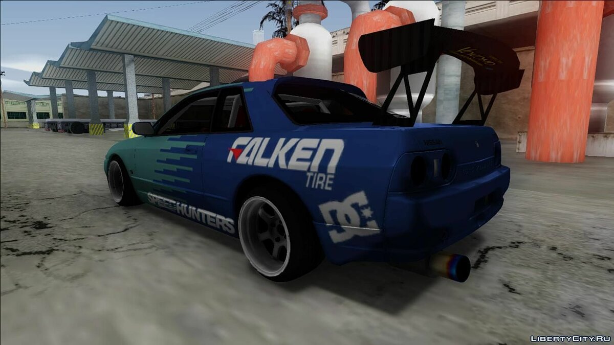 Скачать Nissan Skyline R32 Drift Falken для GTA San Andreas