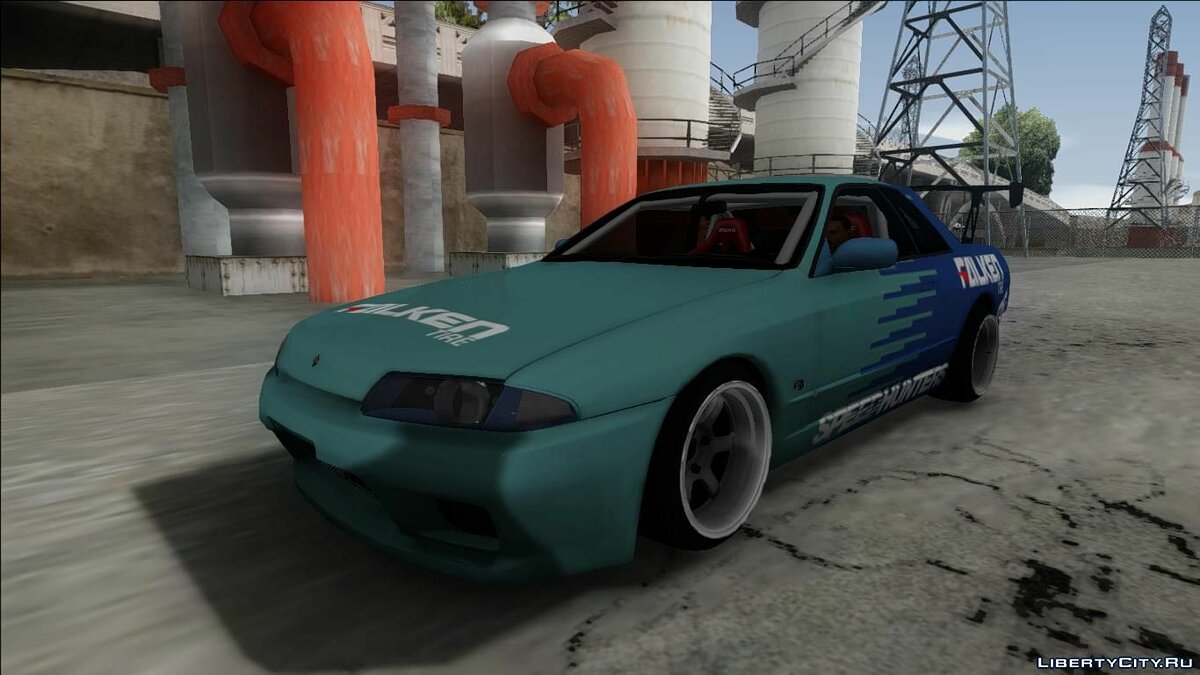 Скачать Nissan Skyline R32 Drift Falken для GTA San Andreas