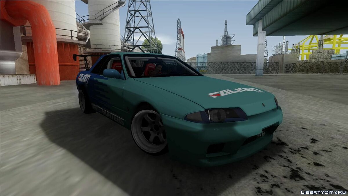 Скачать Nissan Skyline R32 Drift Falken для GTA San Andreas