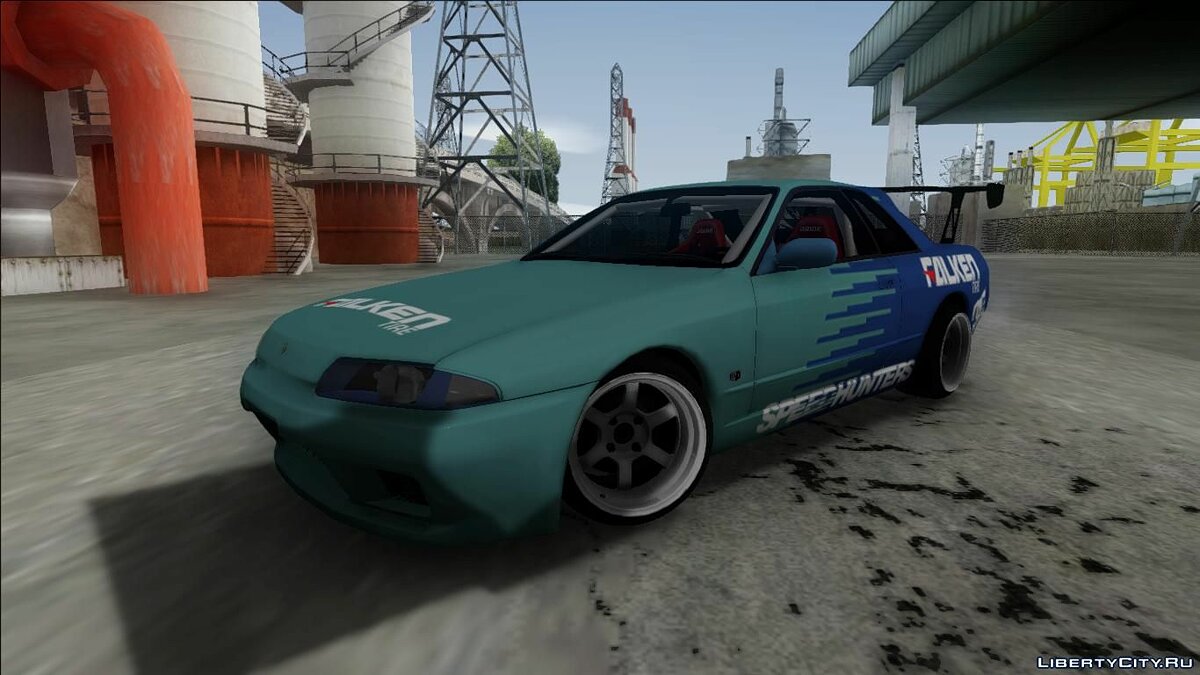 Скачать Nissan Skyline R32 Drift Falken для GTA San Andreas